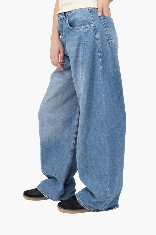 Джинсы baggy женские цвет голубой 40 ЦБ-00290490 фото