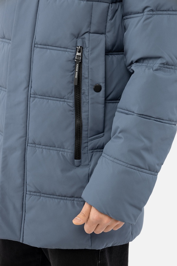 Мужская куртка 44 цвет синий ЦБ-00220559 SKT000958705 фото