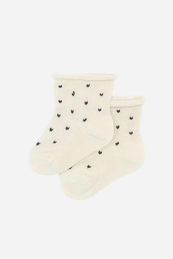 Шкарпетки для дівчинки 16-17 колір молочний ЦБ-00254923 SKT001006197 фото