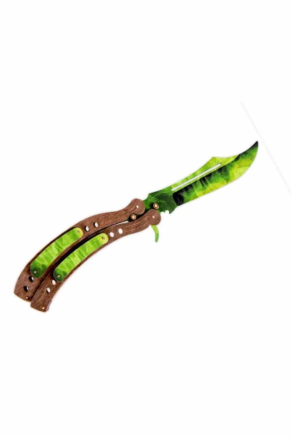 Сувенирный нож модель «Бабочка Изумруд» цвет разноцветный ЦБ-00192129 SKT000848197 фото