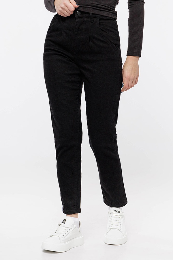 Жіночі джинси 38 колір чорний ЦБ-00208068 SKT000883978 фото