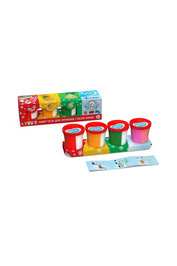Набор для лепки с тестом "Aroma Dough 4 cups" цвет разноцветный ЦБ-00206425 SKT000880394 фото