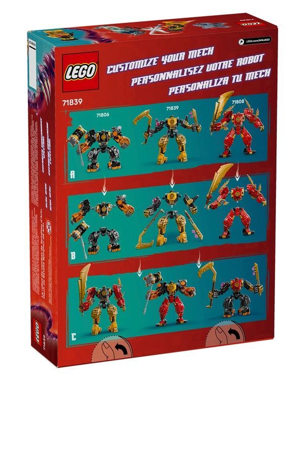 Конструктор LEGO NINJAGO Боевой робот Арин Спин-джитсу 71839 ЦБ-00279964 фото