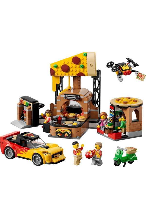 Конструктор LEGO City "Доставка піци з різними транспортними засобами" 60496 ЦБ-00300187 фото