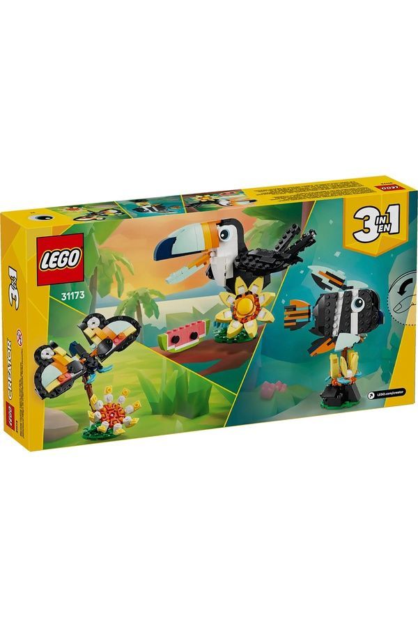 Конструктор LEGO Friends - Дикі тварини: тропічний тукан, 225 деталей 31173 ЦБ-00285656 фото