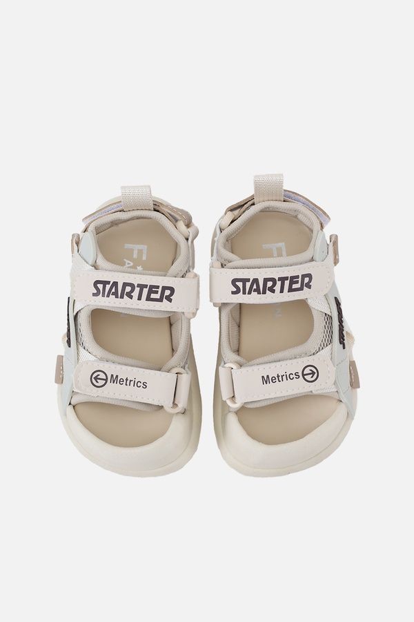 Босоножки для мальчика цвет бежевый 25 ЦБ-00290536 фото