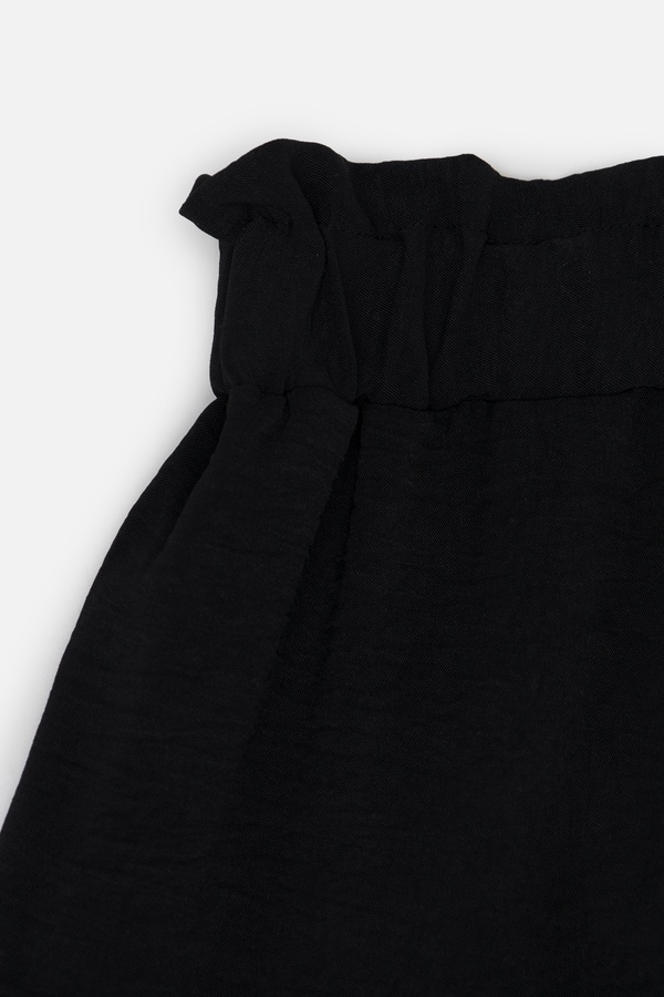 Штани кюлоти для дівчинки 152 колір чорний ЦБ-00245140 SKT000980616 фото