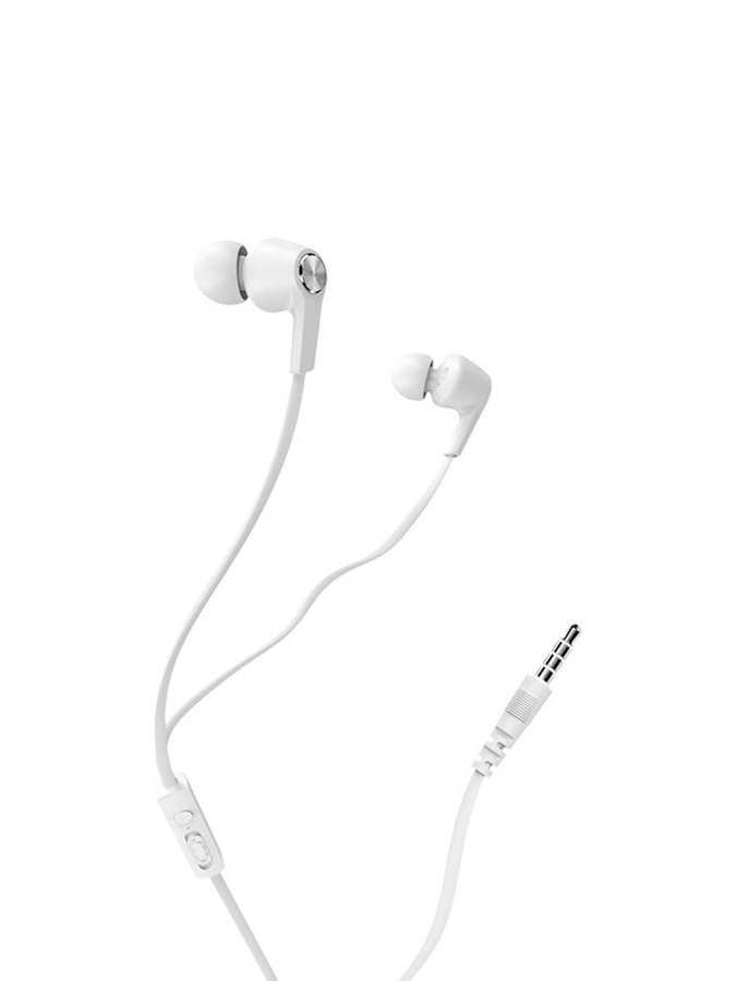 Навушники вакуумні BM37 колір білий ЦБ-00215809 SKT000899276 фото
