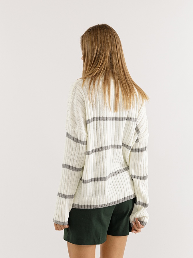Жіночий светр 46 колір молочний ЦБ-00224593 SKT000920437 фото