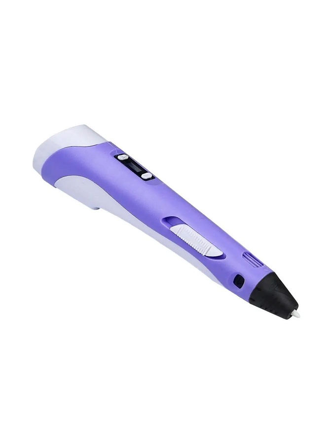 3D ручка для дітей з LCD дисплеєм колір фіолетовий ЦБ-00215767 SKT000899224 фото