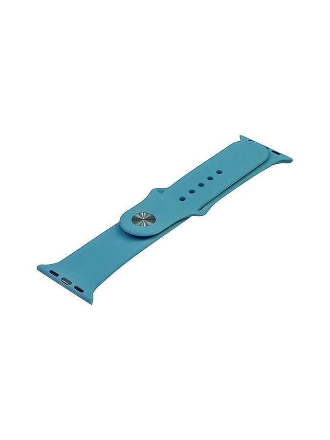Ремінець силіконовий для Apple Watch Sport Band 38/ 40/ 41 колір темно-бірюзовий ЦБ-00230843 SKT000935590 фото