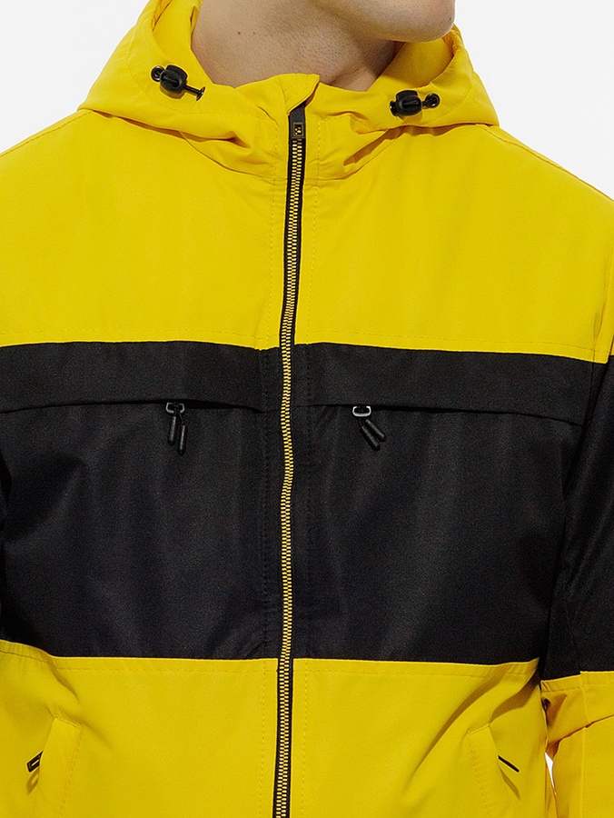 Мужская демисезонная куртка короткая 54 цвет желтый ЦБ-00210443 SKT000889805 фото