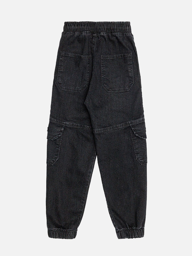 Джогеры джинсовые для мальчика 152 цвет черный ЦБ-00220242 SKT000909262 фото