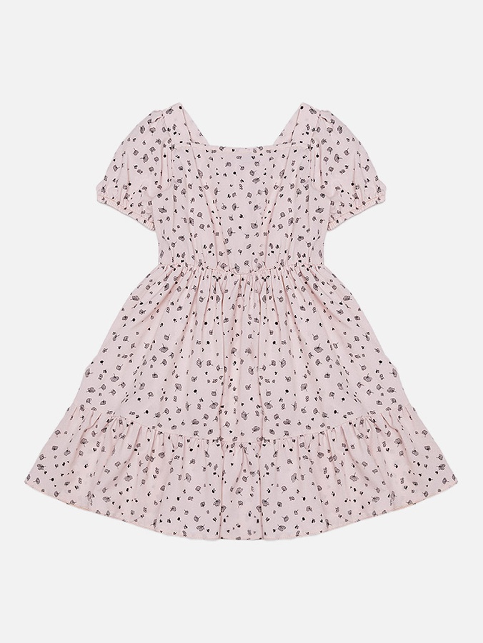 Сукня літня для дівчинки 116 колір персиковий ЦБ-00216959 SKT000901809 фото