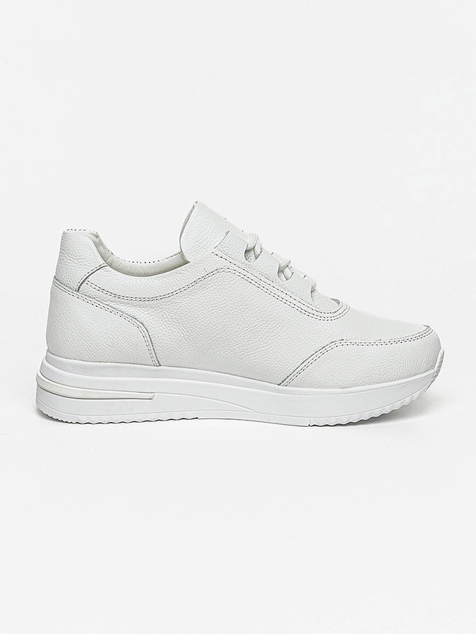 Жіночі шкіряні кросівки 40 колір білий ЦБ-00209862 SKT000887850 фото