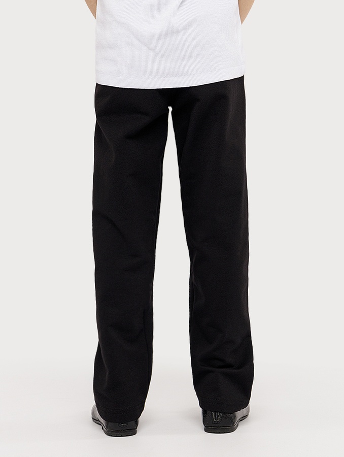 Спортивні штани для дівчинки 110 колір чорний ЦБ-00209830 SKT000887705 фото