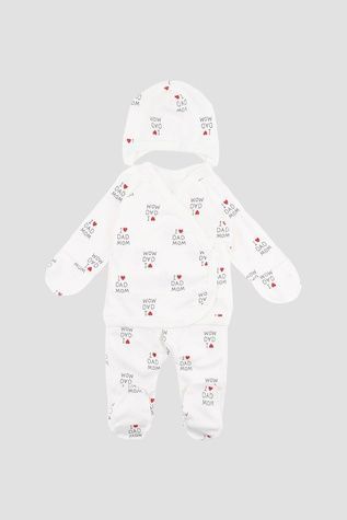 Костюм ясельний всесезонний для дівчинки колір білий 62 ЦБ-00300988 фото