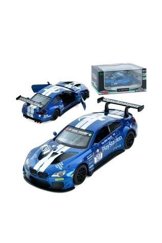 Металлическая модель спортивного автомобиля BMW M6 GT3 АВТОПРОМ 4369 ЦБ-00259182 фото