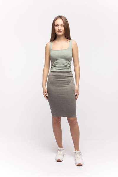 Женская юбка 42 цвет серый ЦБ-00150736 SKT000514563 фото