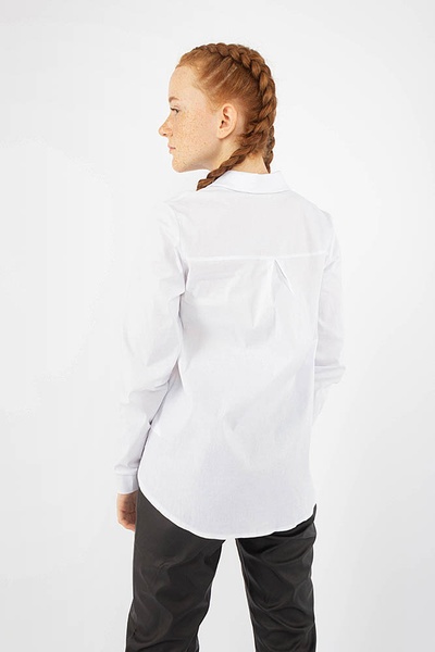 Блуза на дівчинку 146 колір білий ЦБ-00121901 SKT000516528 фото