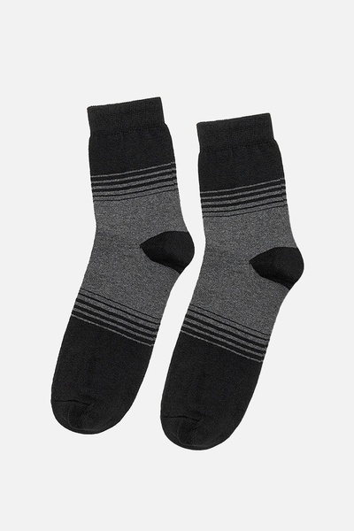 Чоловічі шкарпетки 40-42 колір чорний ЦБ-00204840 SKT000877039 фото