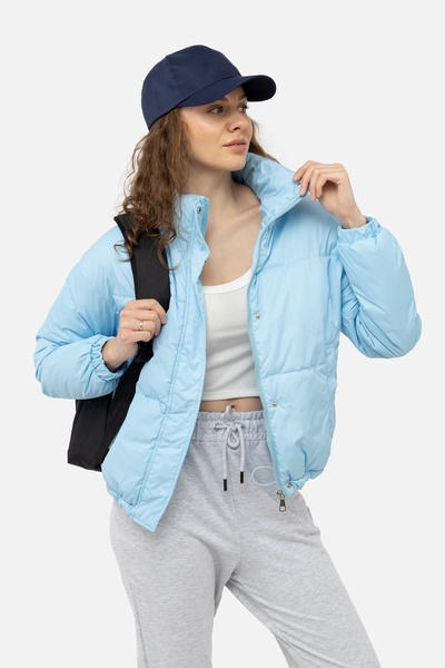 Жіноча куртка 50 колір блакитний ЦБ-00238354 SKT000956277 фото
