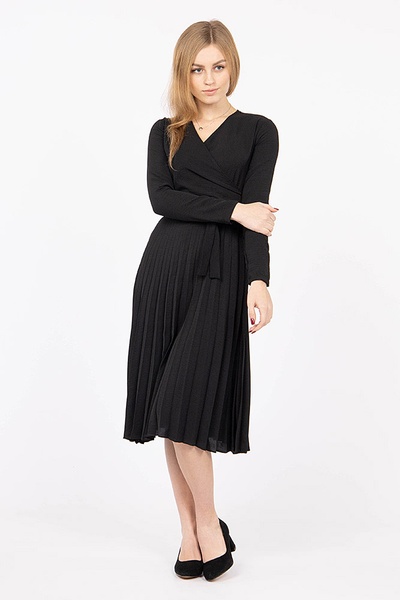 Сукня жіноча колір чорний ЦБ-00182327 SKT000603757 фото