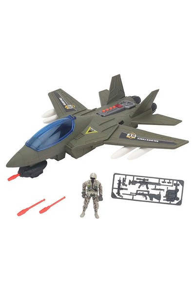 Ігровий набір - "Солдати" Air Hawk Attack Plane колір різнокольоровий ЦБ-00239039 SKT000957752 фото
