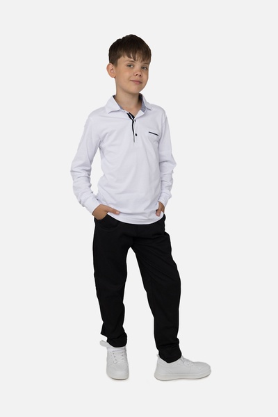 Штани для хлопчика 164 колір чорний ЦБ-00255136 SKT001006995 фото