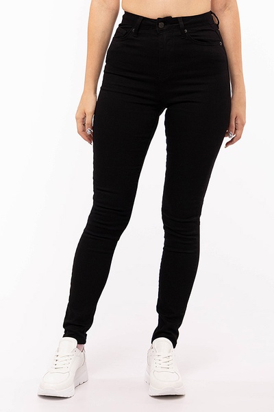 Женские джинсы 46 цвет черный ЦБ-00197033 SKT000860421 фото