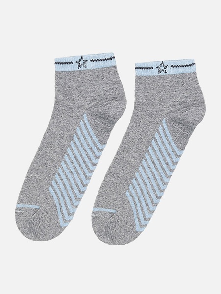 Жіночі короткі шкарпетки 38-40 колір сірий ЦБ-00214088 SKT000895604 фото