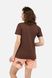Женская пижама 42 цвет коричневый ЦБ-00245645 SKT000982377 фото 4