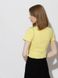 Короткая женская футболка 44 цвет желтый ЦБ-00219009 SKT000906009 фото 3