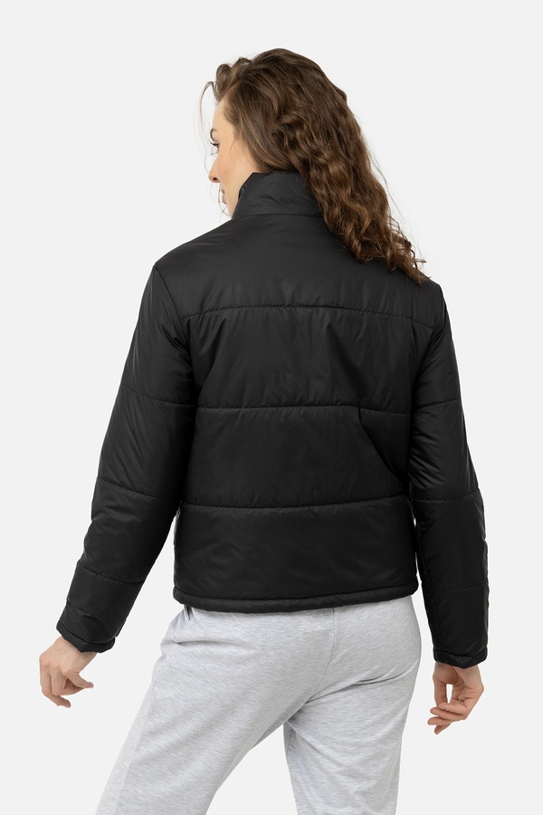 Жіноча куртка 48 колір чорний ЦБ-00243901 SKT000969735 фото