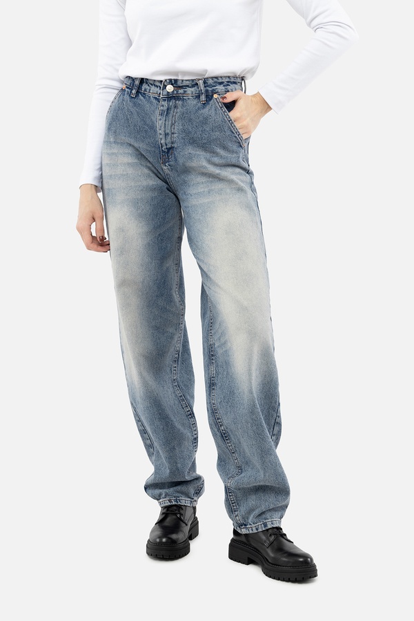 Жіночі джинси 38 колір синій ЦБ-00241686 SKT000962430 фото