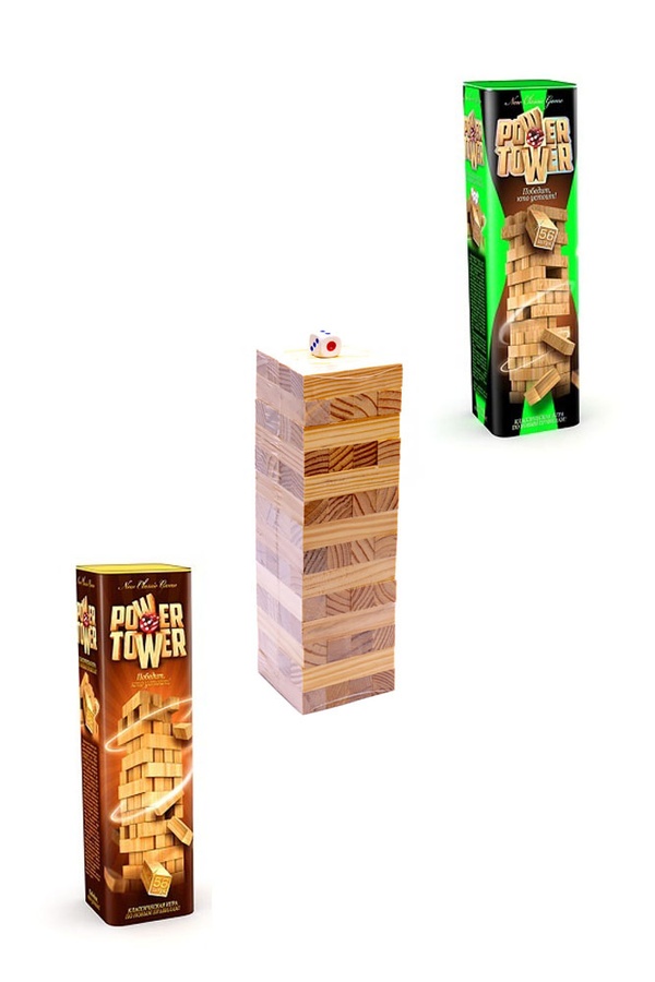 Развивающая настольная игра "POWER TOWER" цвет разноцветный ЦБ-00006172 SKT000292269 фото