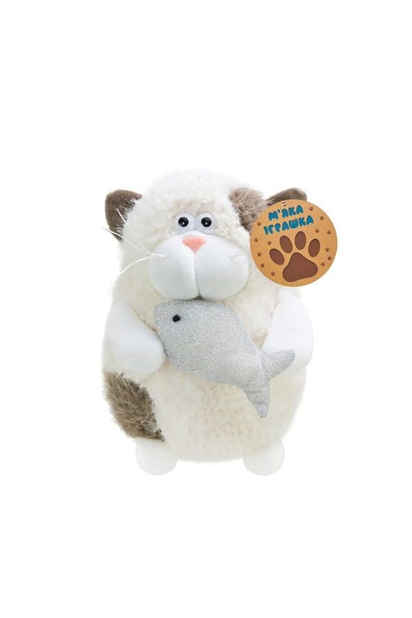 Мягкая игрушка &laquo;Кот с рыбкой&raquo; C6302 ЦБ-00292326 фото
