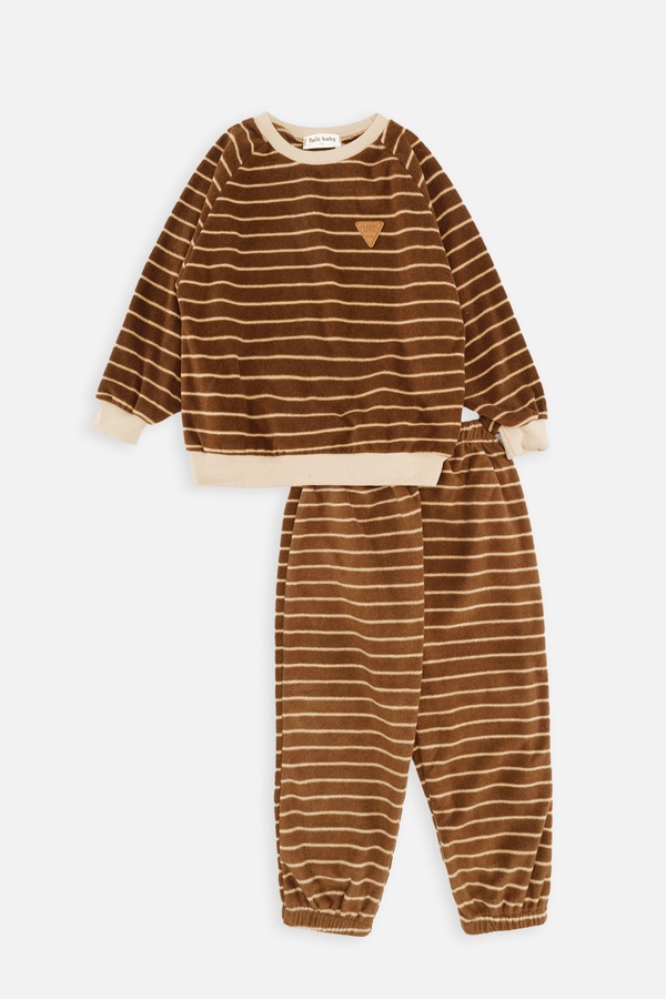 Пижама для мальчика 158 цвет коричневый ЦБ-00222498 SKT000925289 фото