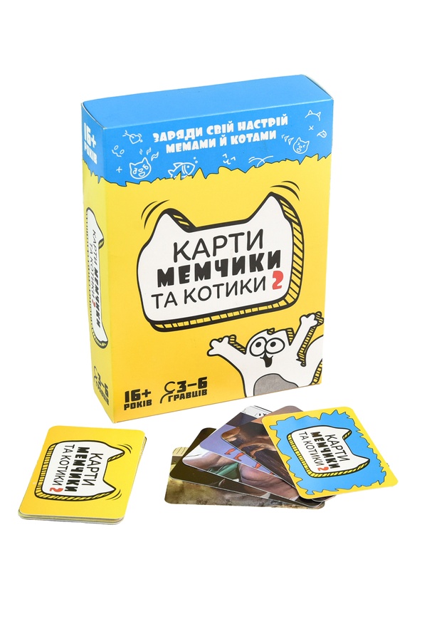 Настільна гра “Карти, мемчики та котики” колір різнокольоровий ЦБ-00256313 SKT001009824 фото