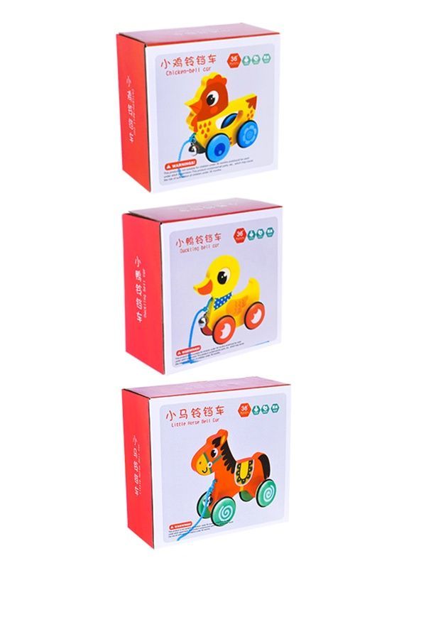 Деревянная игрушка - каталка C15030 ЦБ-00285897 фото