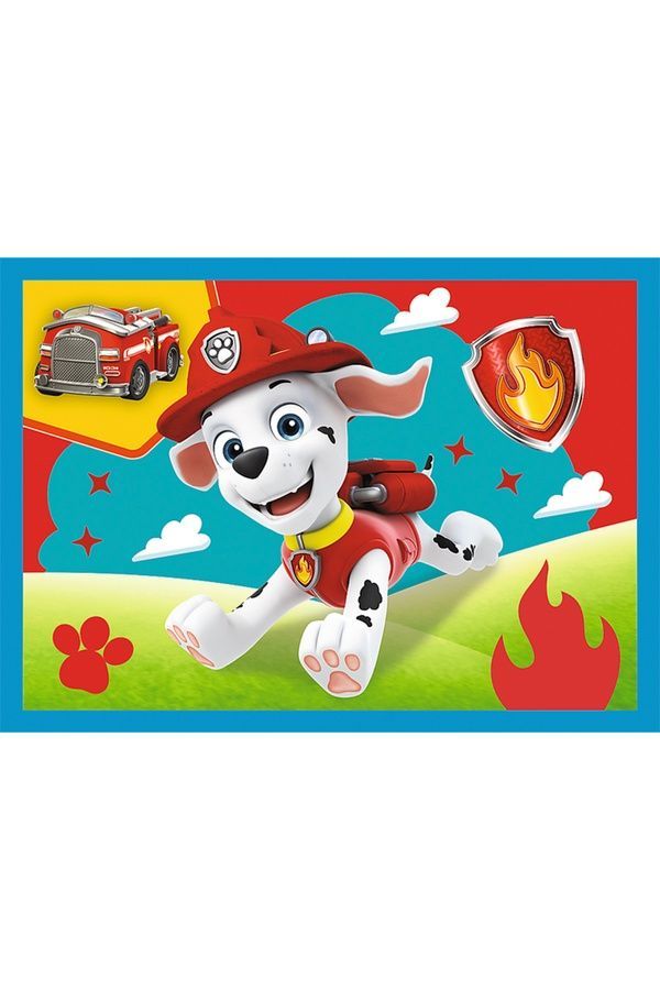 Пазли Trefl &laquo;4in1: Paw Patrol. Запуск цуценят&raquo; Trefl 34628 ЦБ-00289362 фото