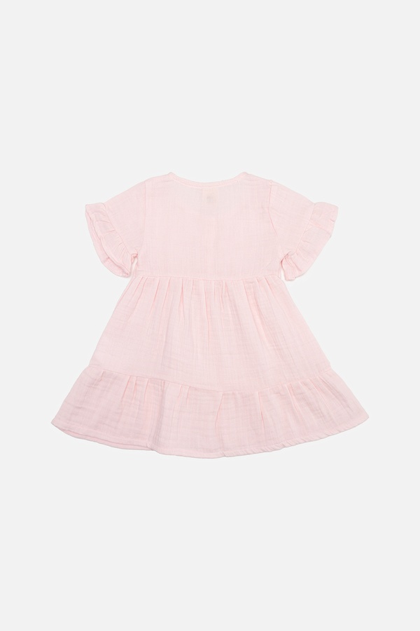 Платье с коротким рукавом для девочки 74 цвет розовый ЦБ-00243496 SKT000968176 фото
