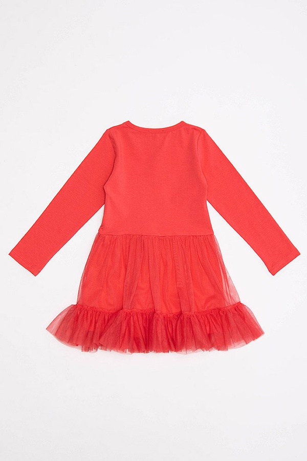 Платье на девочку 116 цвет коралловый ЦБ-00183921 SKT000608745 фото