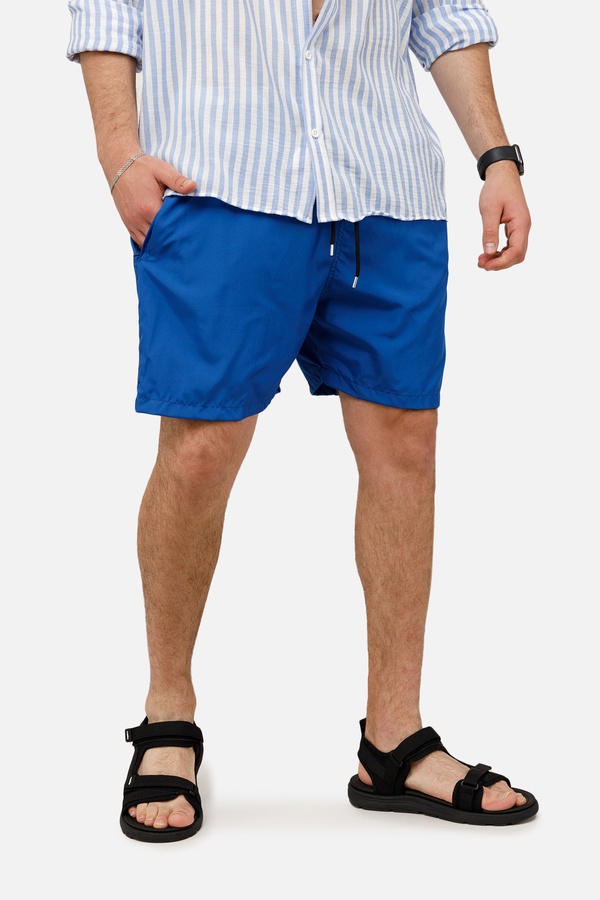 Чоловічі пляжні шорти 52 колір синій ЦБ-00250603 SKT000993745 фото