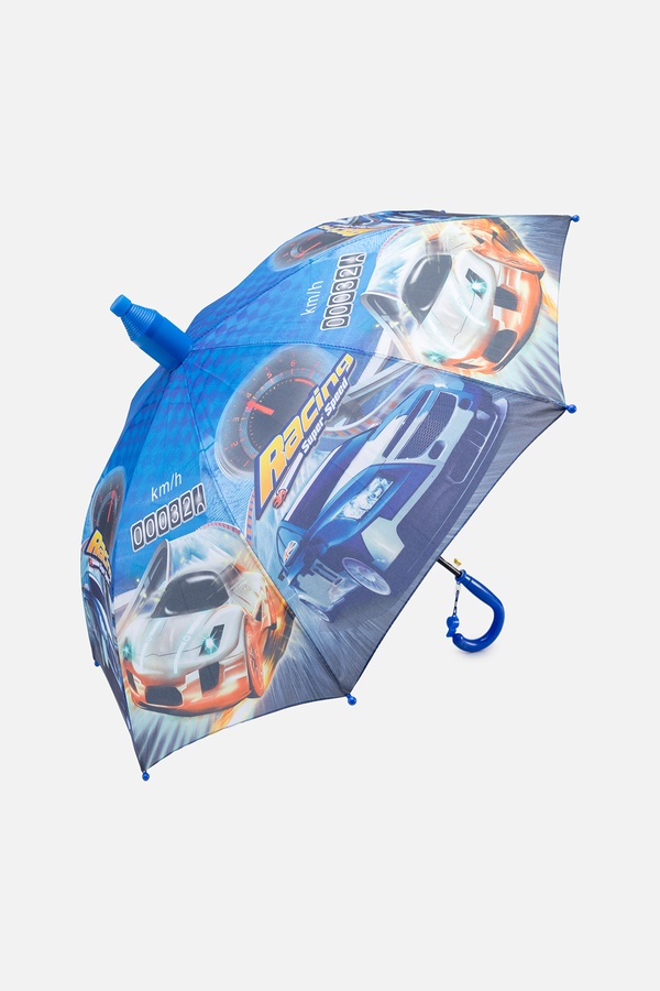 Зонтик-трость для мальчика цвет синий ЦБ-00249058 SKT000990701 фото