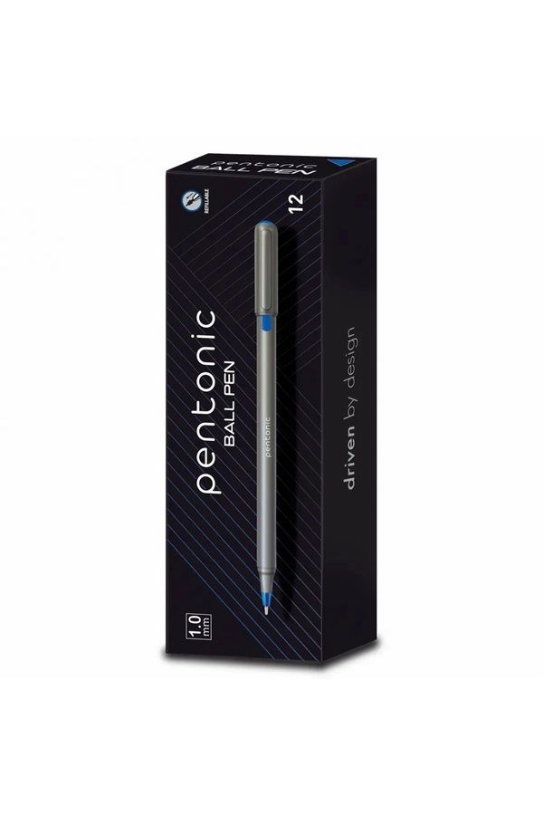Ручка шариковая масляная Pentonic синяя LINC 412202 ЦБ-00297820 фото