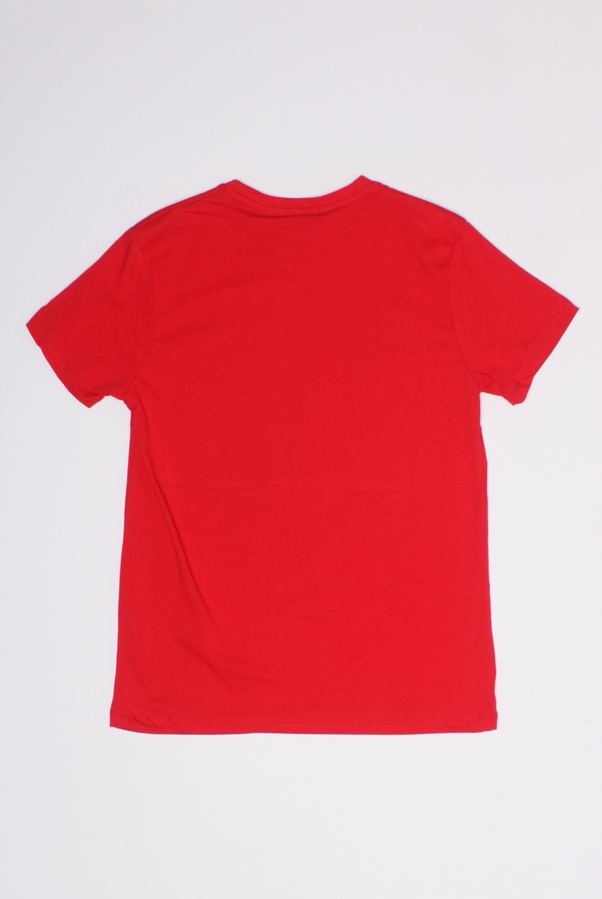 Чоловіча футболка 46 колір червоний ЦБ-00190949 SKT000844248 фото