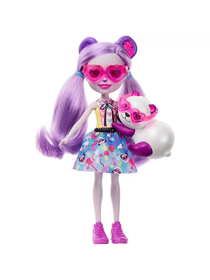 Кукла "Панда Пемма" Enchantimals цвет разноцветный ЦБ-00227407 SKT000926356 фото