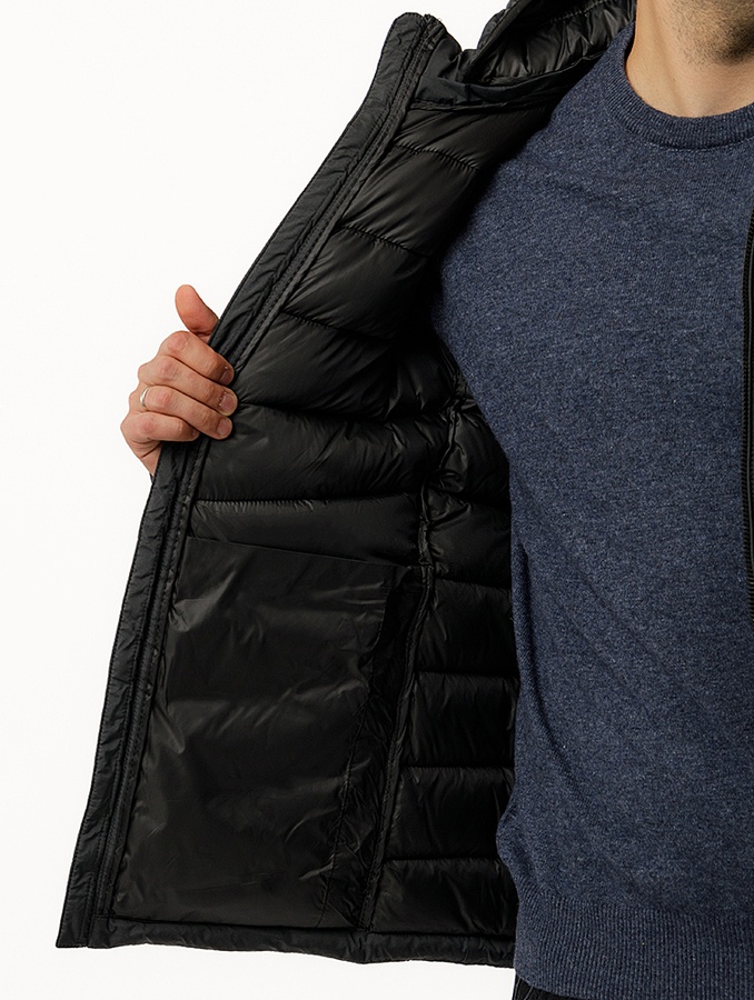 Чоловіча коротка куртка 54 колір сірий ЦБ-00220380 SKT000909567 фото