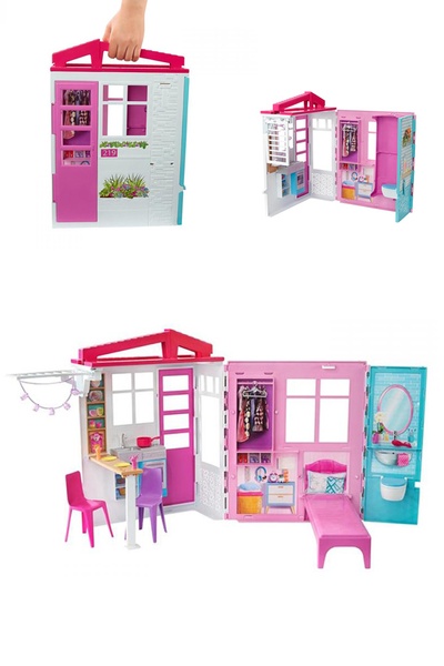 Портативний будиночок Barbie колір різнокольоровий ЦБ-00147938 SKT000508405 фото